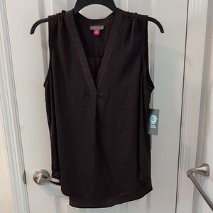 NWT Vince Camuto Blouse M Burgundy